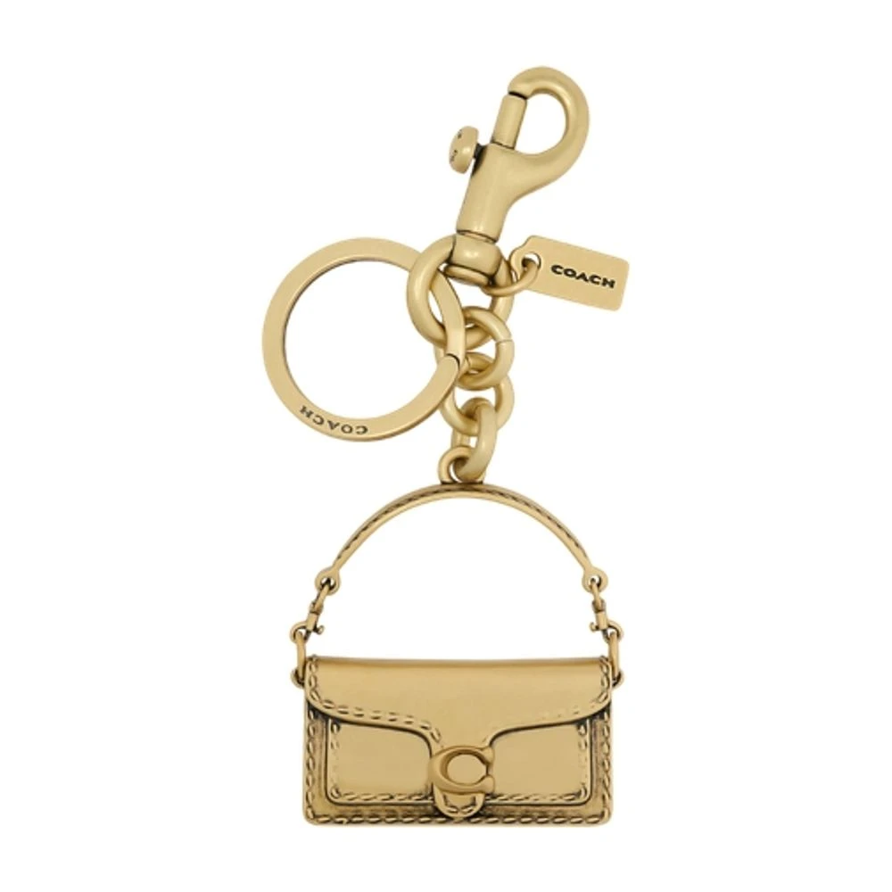 Coach Women's Brown Keychains, One Size, Tabby Bag Charm