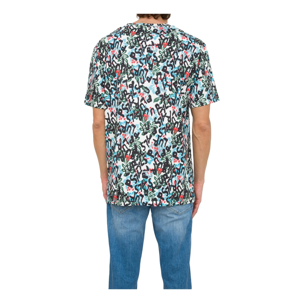 Peuterey Witte T-shirts voor mannen en vrouwen Multicolor Heren