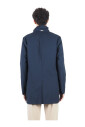 veste-longue-impermeable-bleue