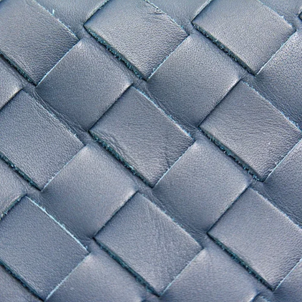 Bottega Veneta Vintage Pre-owned Leather pouches Blue Dames