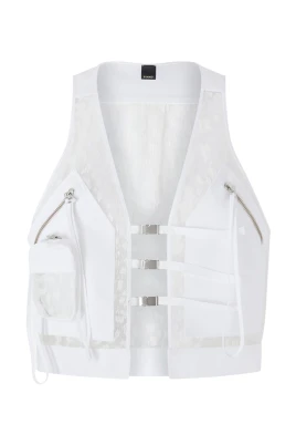Brad Gilet Organza Crepe