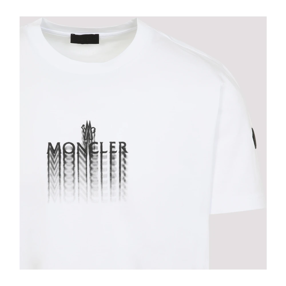 Moncler Stijlvol T-shirt voor mannen White Heren