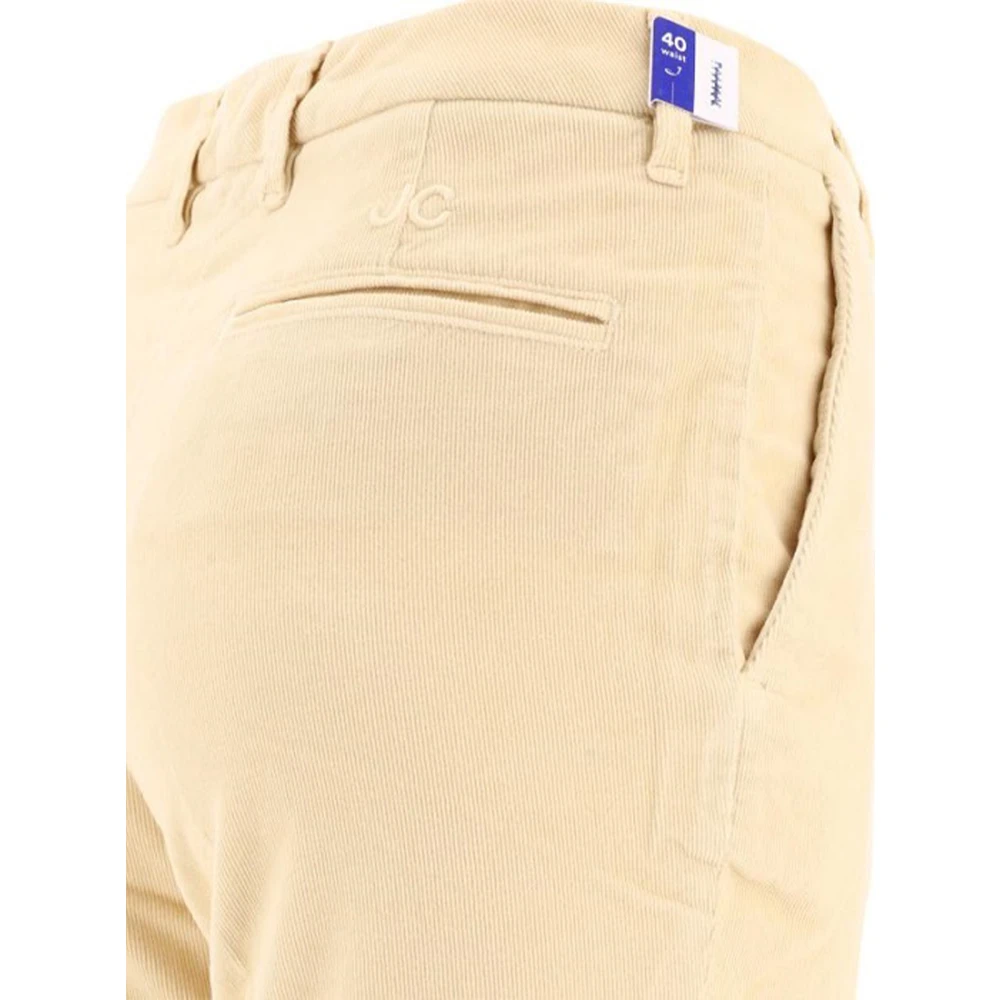 Jacob Cohën Rechte Pijp Geborduurde Logo Jeans White Dames