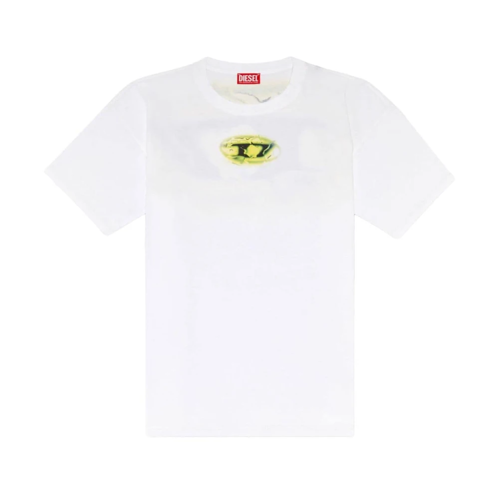 Diesel Witte T-Boxt-K3 Shirt White Heren