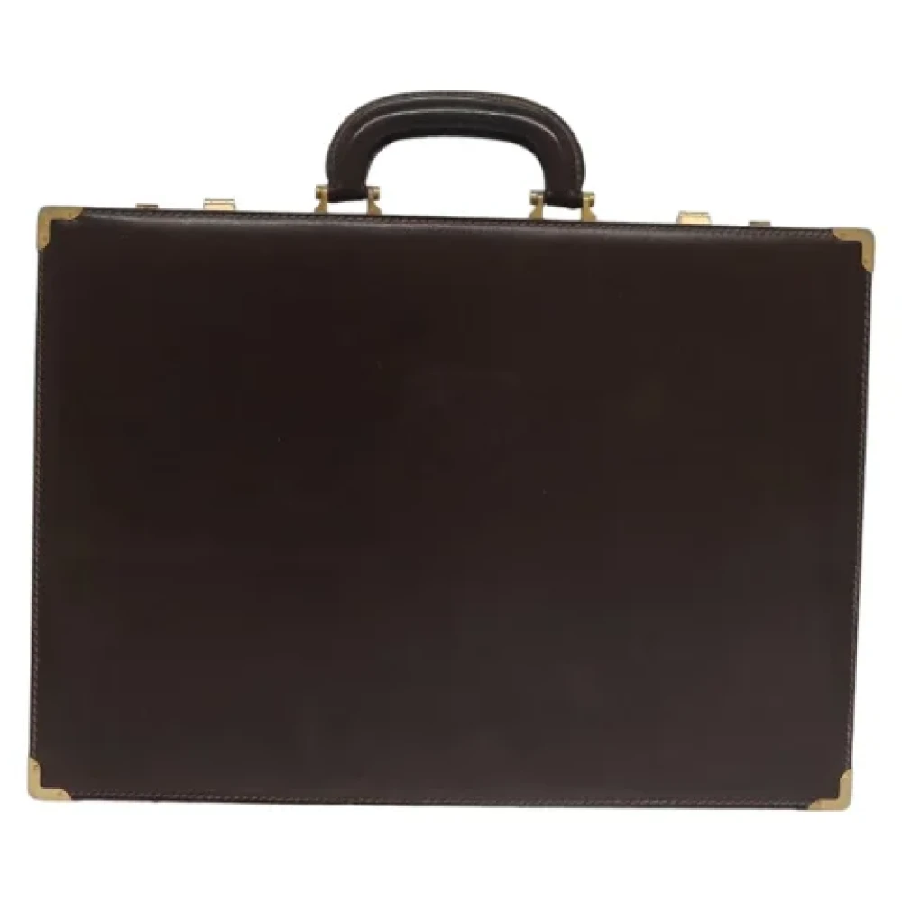 Loewe Pre-owned Leather travel-bags Brown Dames