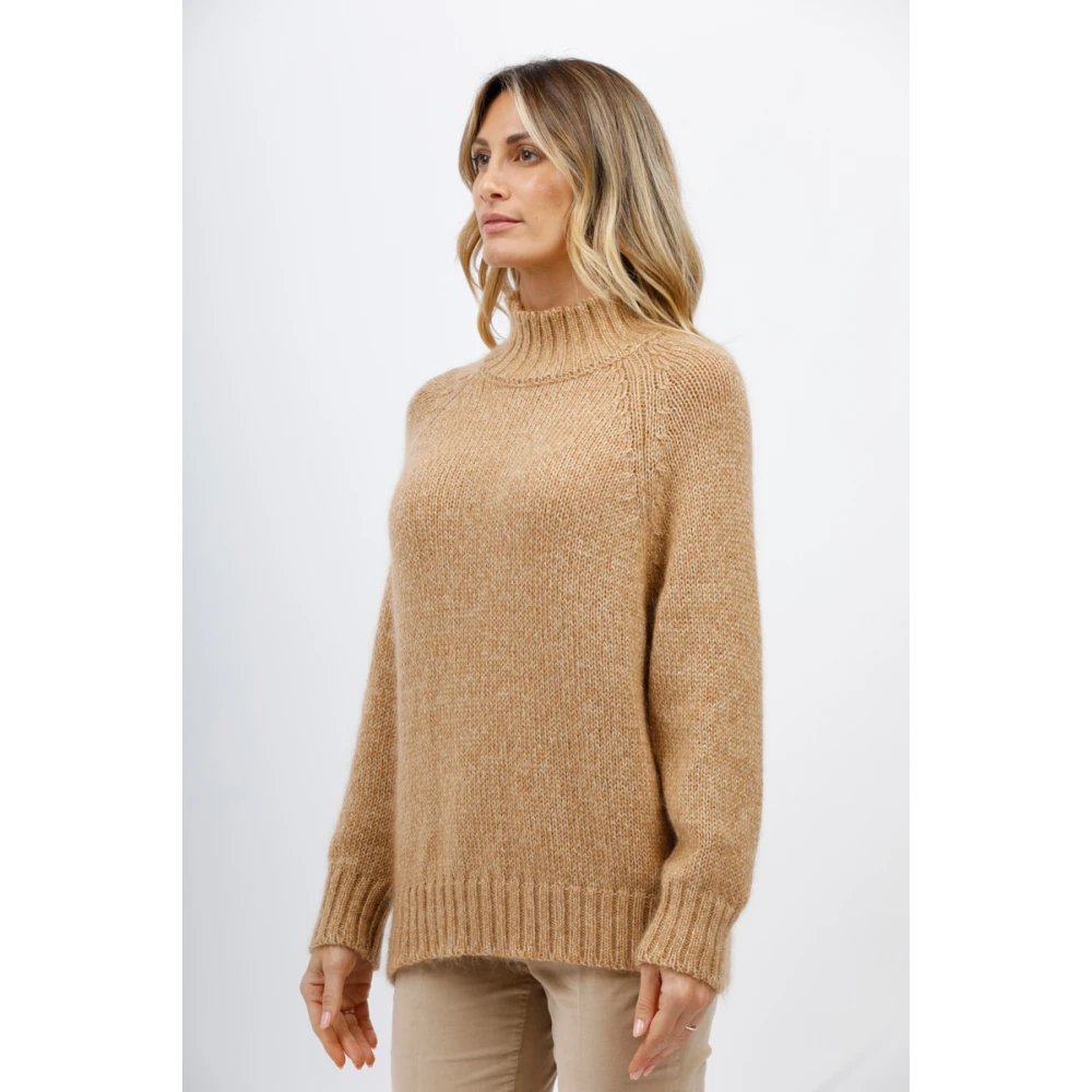 Gran Sasso Lurex Coltrui Beige Dames
