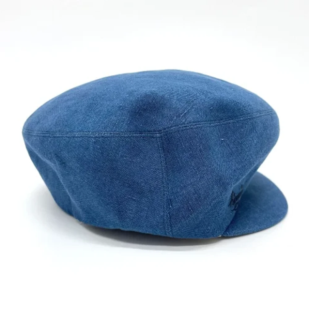 Hermès Vintage Pre-owned Fabric hats Blue Dames