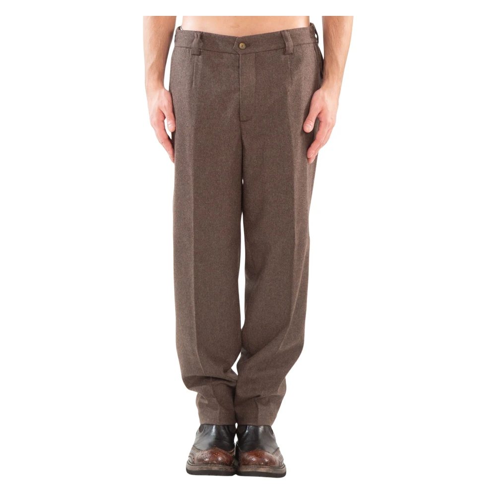 Briglia Wollen broek in Portofino-stijl Brown Heren