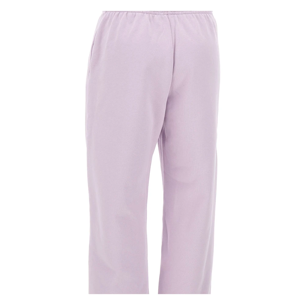 Rotate Birger Christensen Lila Katoenen Joggingbroek Purple Dames