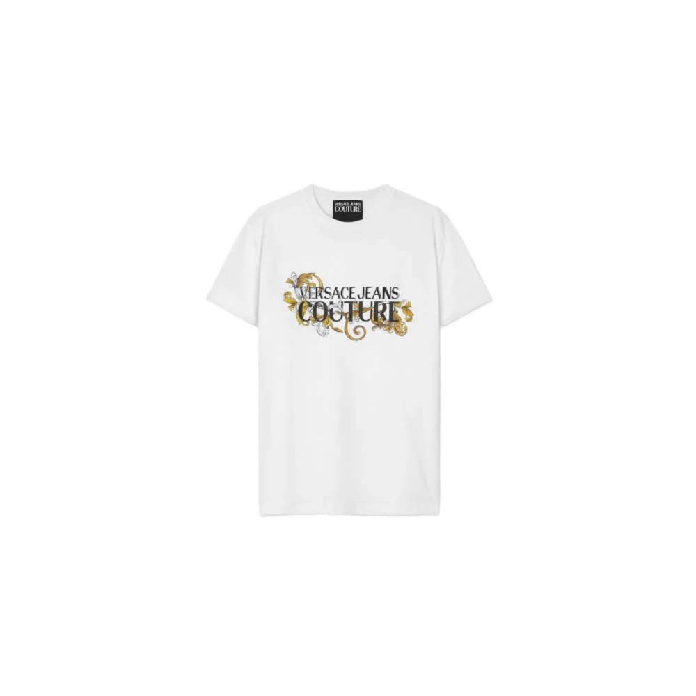 Versace Jeans Couture Katoenen T-shirt White Heren