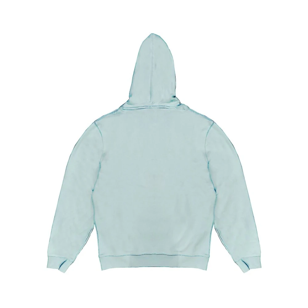 Lyle & Scott Geborduurde hoodie met trekkoord Blue Heren