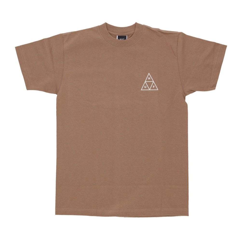HUF Triangle Tee Camel Korte Mouw T-shirt Brown Heren