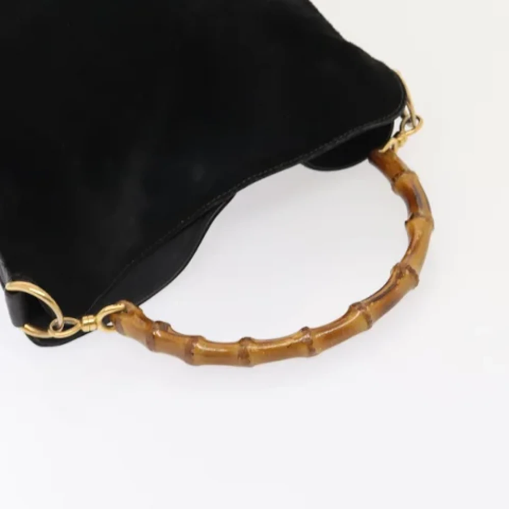 Gucci Vintage Pre-owned Leather handbags Black Dames