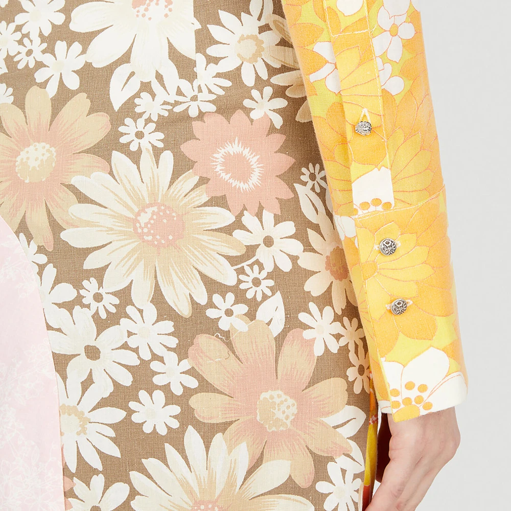 Rave Review Bloemen Cropped Shirt Multicolor Dames