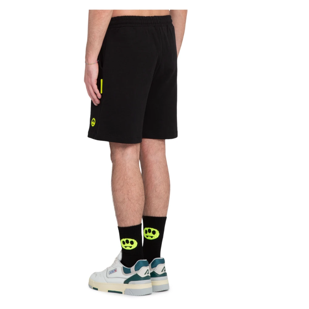 Barrow Iconic Smile Shorts Black Heren