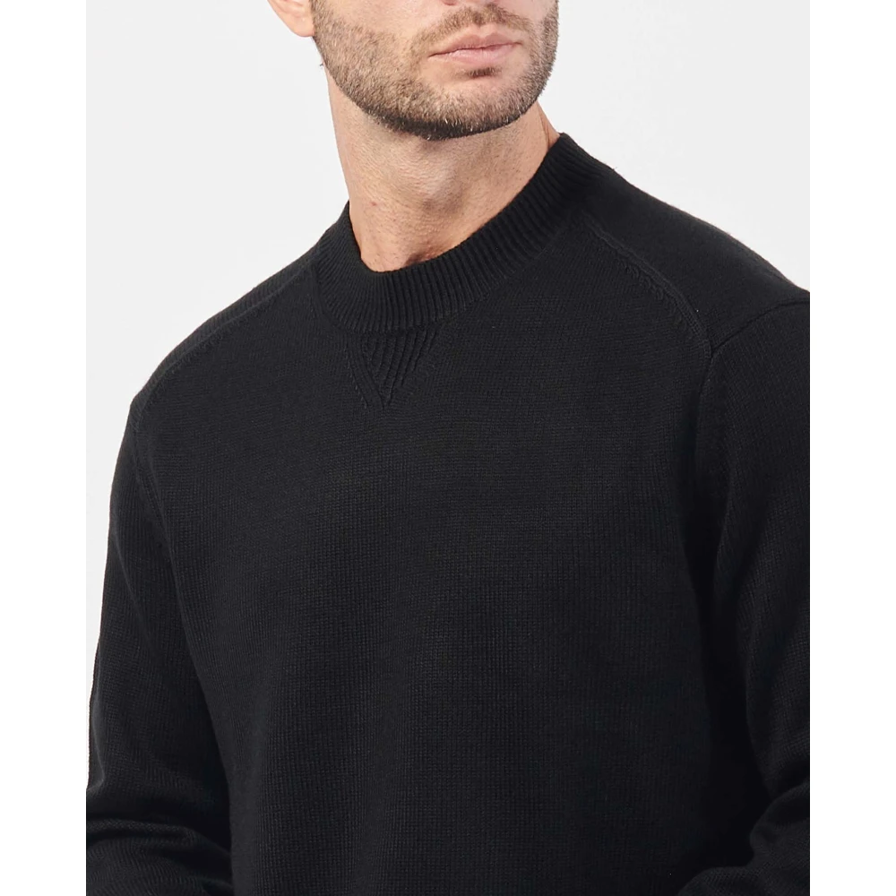 Armani Exchange Basis Crew Neck Sweater Zwart Black Heren