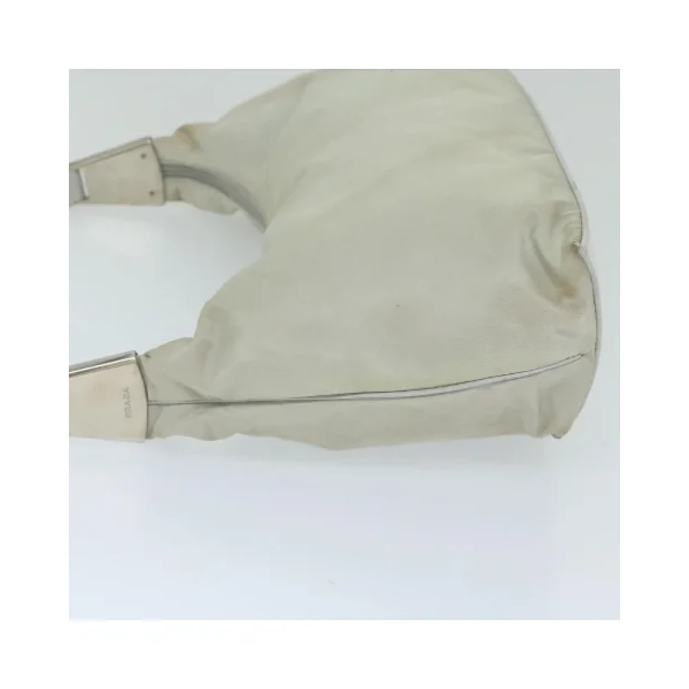 Prada Vintage Pre-owned Nylon prada-bags White Dames