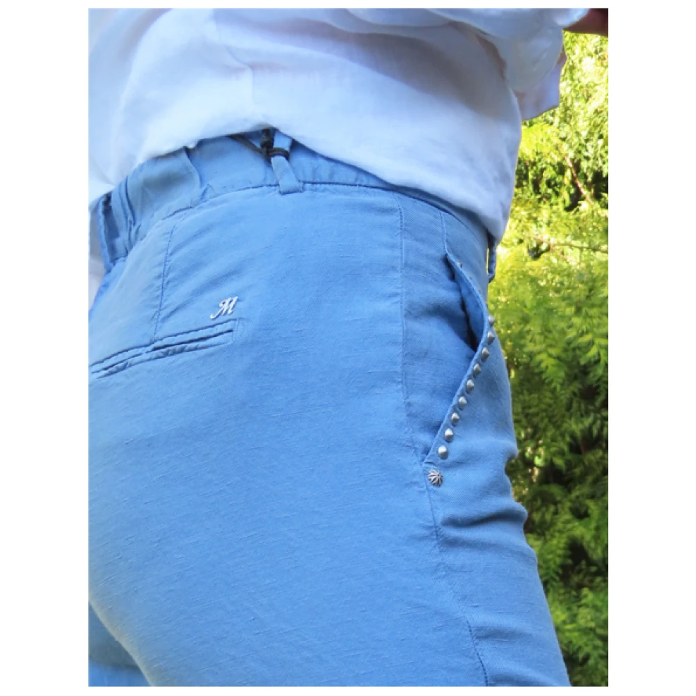Mason's Casual Fit Linda 7 8 Broek Blue Dames