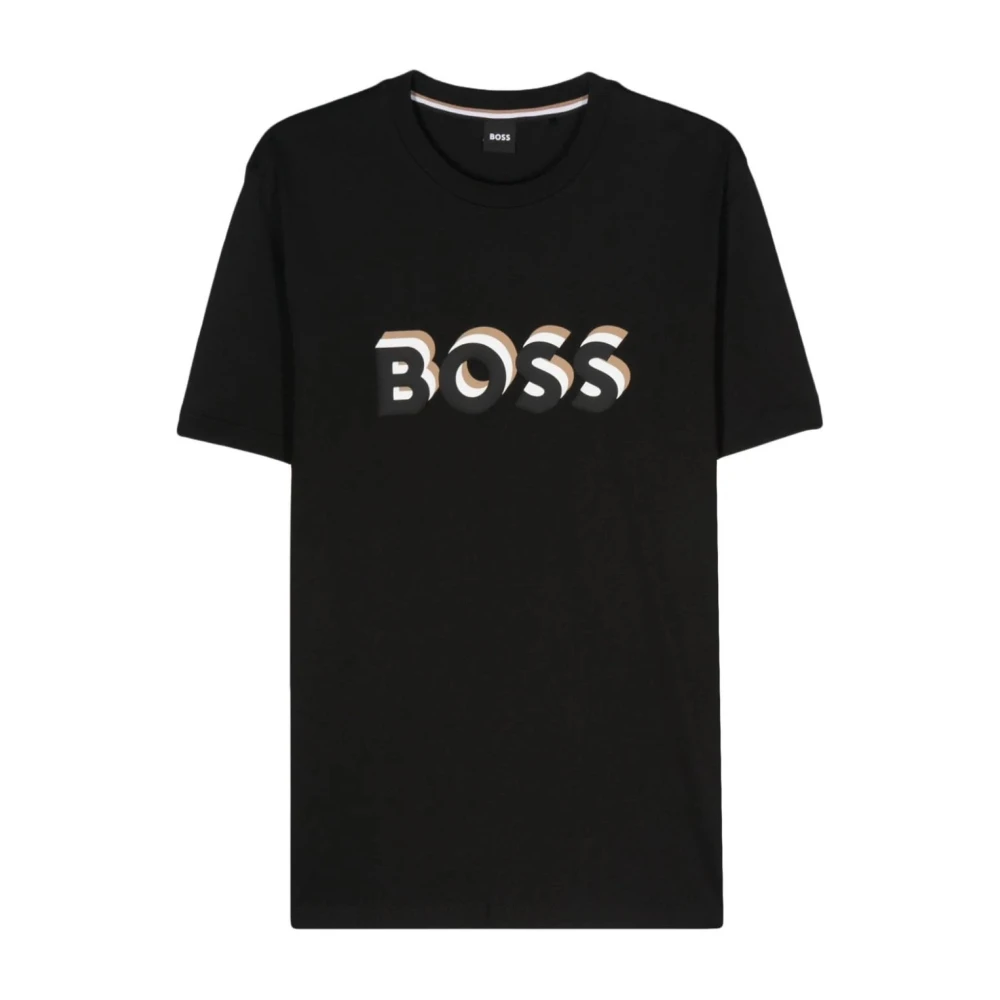 Hugo Boss Tiburt 427 T-Shirt - Svart Black, Herr