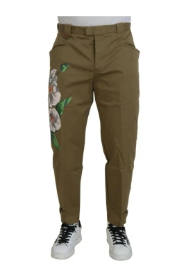 Blommiga Chino-byxor