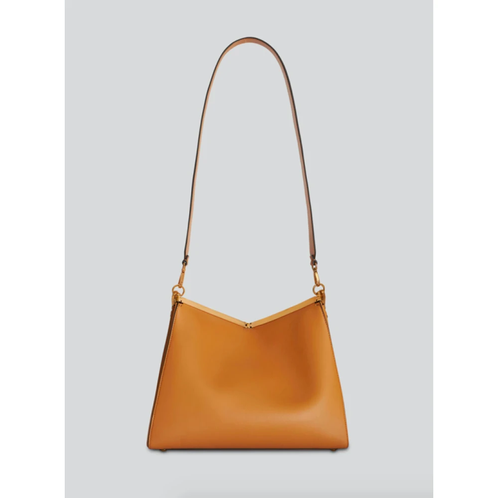 ETRO Iconische Vela Grande Leren Tas Brown Dames