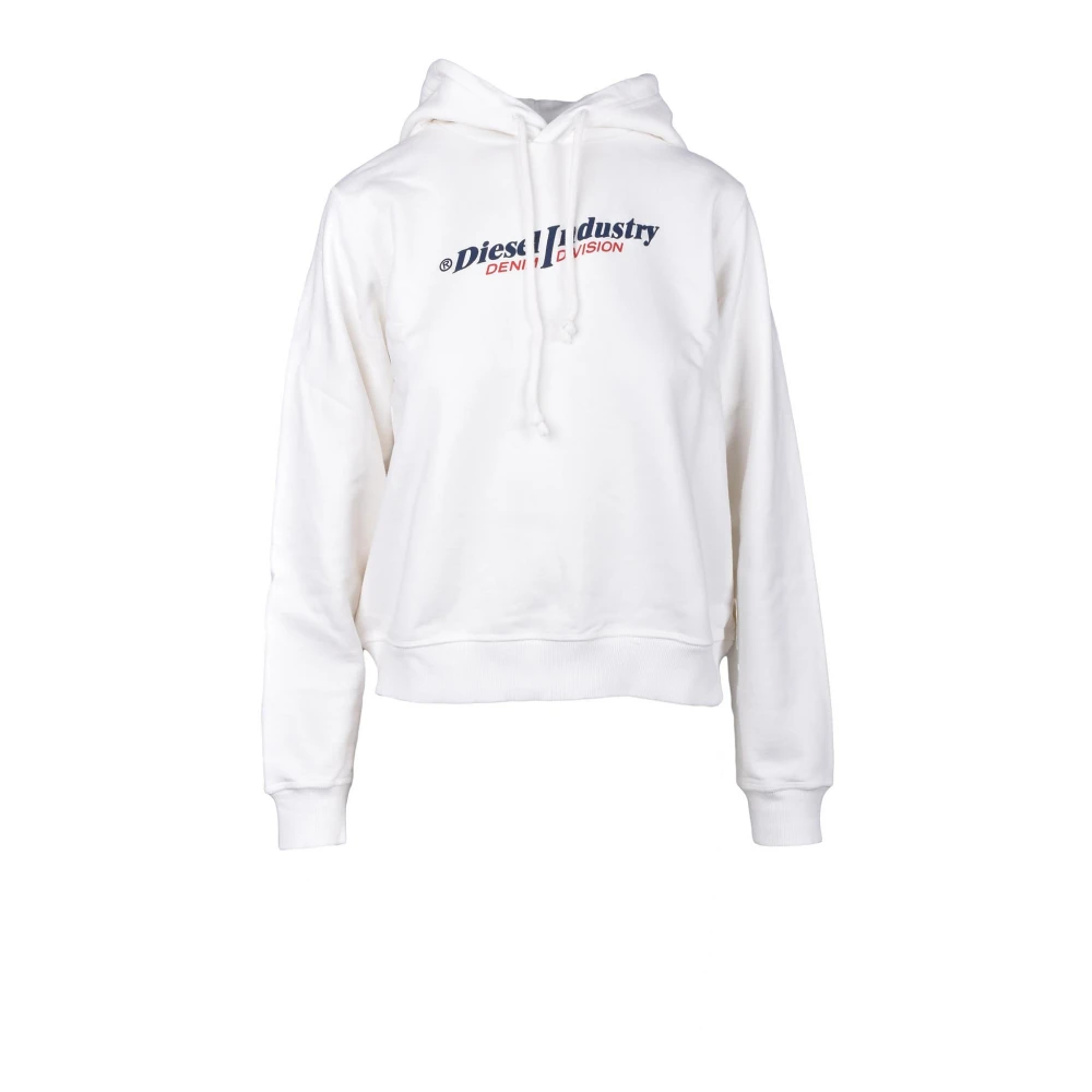 Diesel Witte Sweatshirt voor Vrouwen White Dames