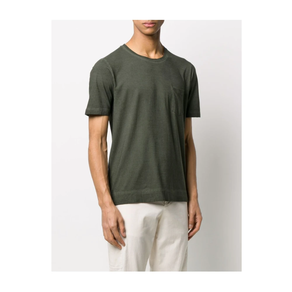 Massimo Alba Stijlvol T-shirt voor moderne man Green Heren