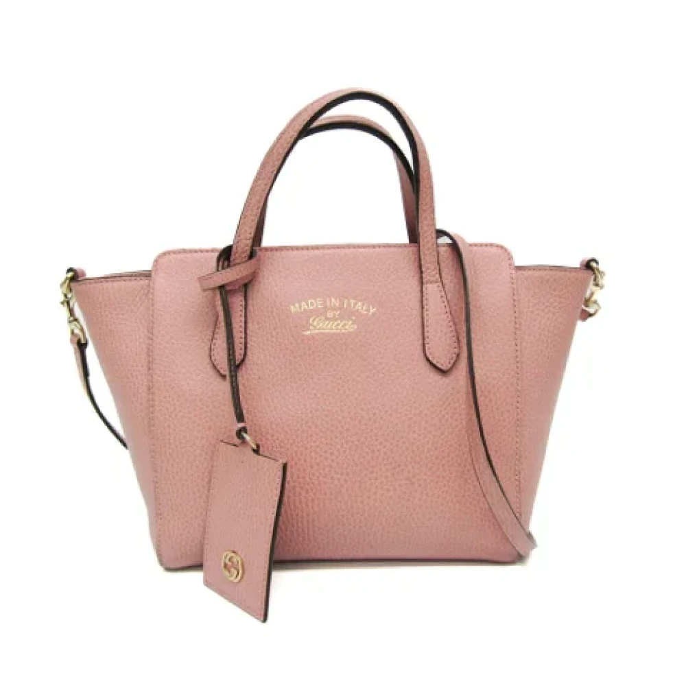 Gucci Vintage Pre-owned Leather shoulder-bags Pink Dames