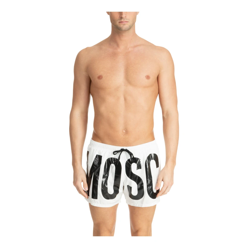 Moschino Swim shorts White Heren