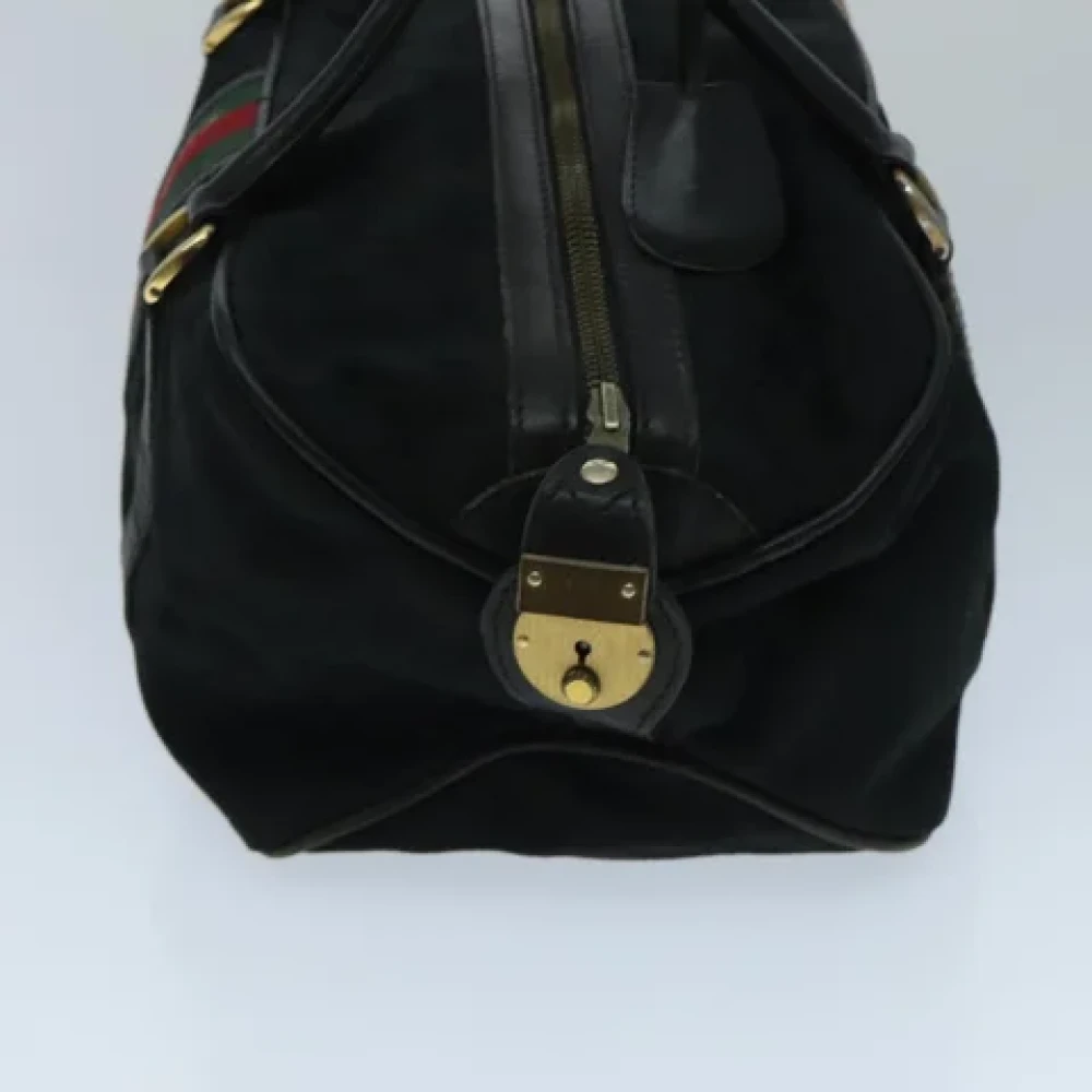 Gucci Vintage Pre-owned Canvas gucci-bags Black Dames