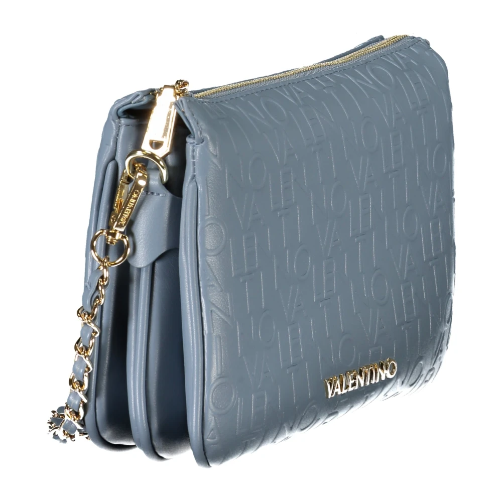 Valentino by Mario Valentino Blauwe Schoudertas met Afneembare Band Blue Dames