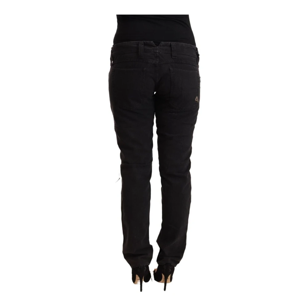 Cycle Versleten Slim Fit Denim Jeans Black Dames