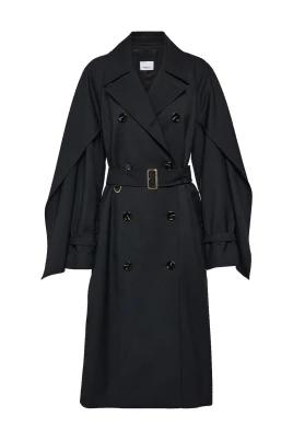 Ullblandning Trenchcoat