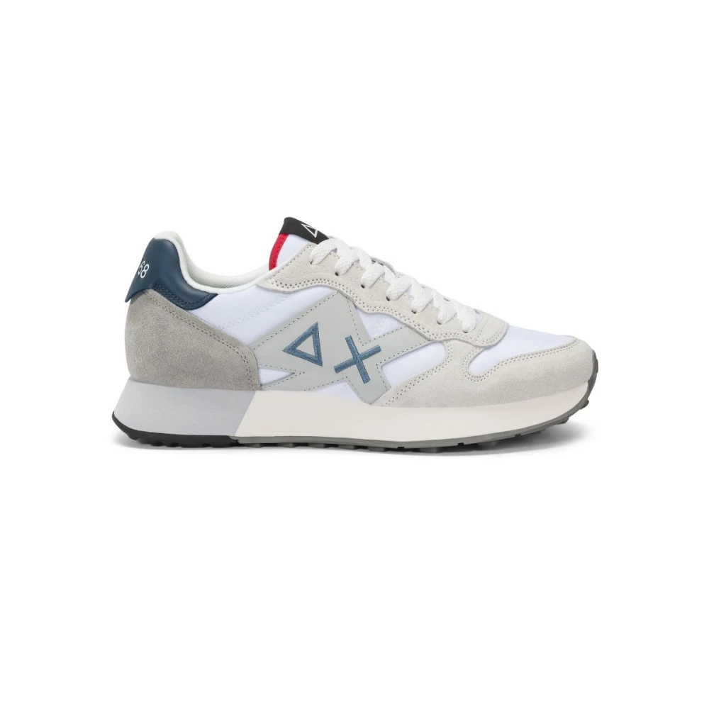 Sun68 White Sneakers, Male, 6 Uk, Jaki 2.0 Solid