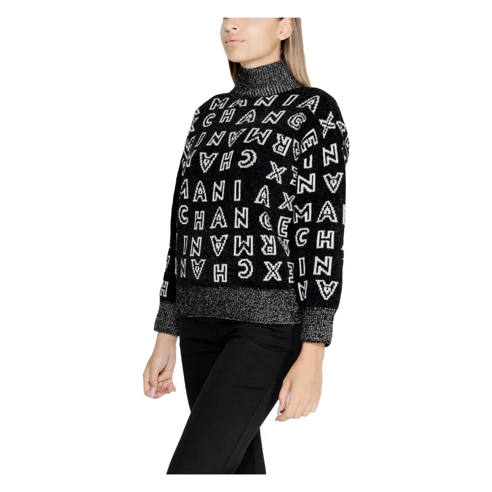 Armani Exchange Herfst Winter Dames Trui Black Dames