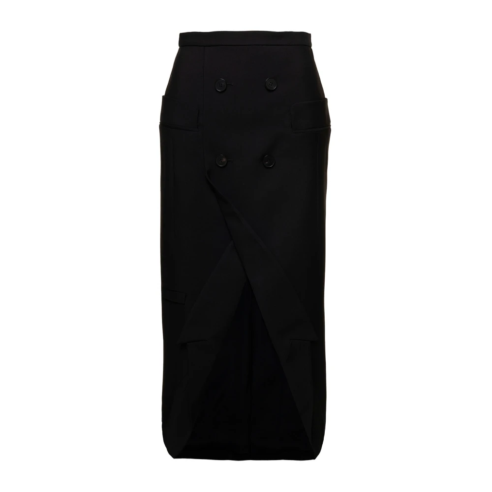 Alexander McQueen Svarta kjolar Black, Dam
