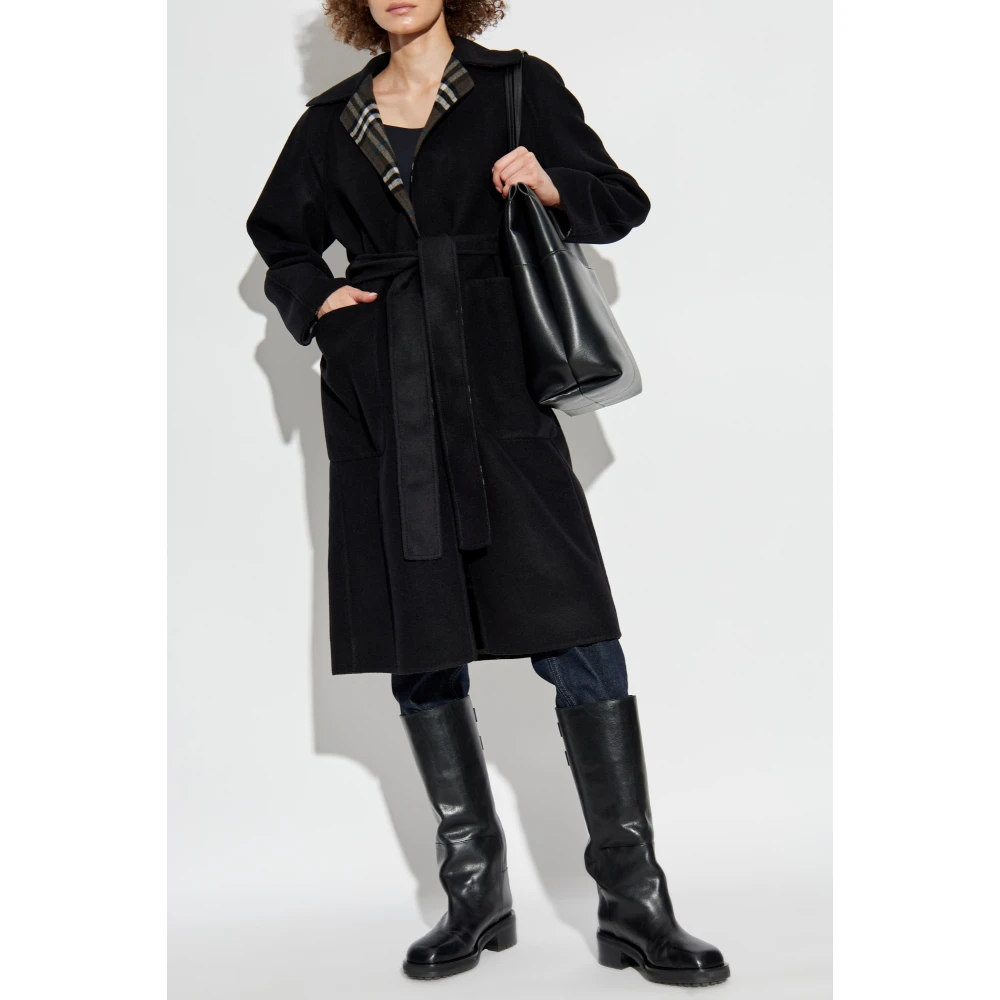 Burberry Omkeerbare jas Black Dames