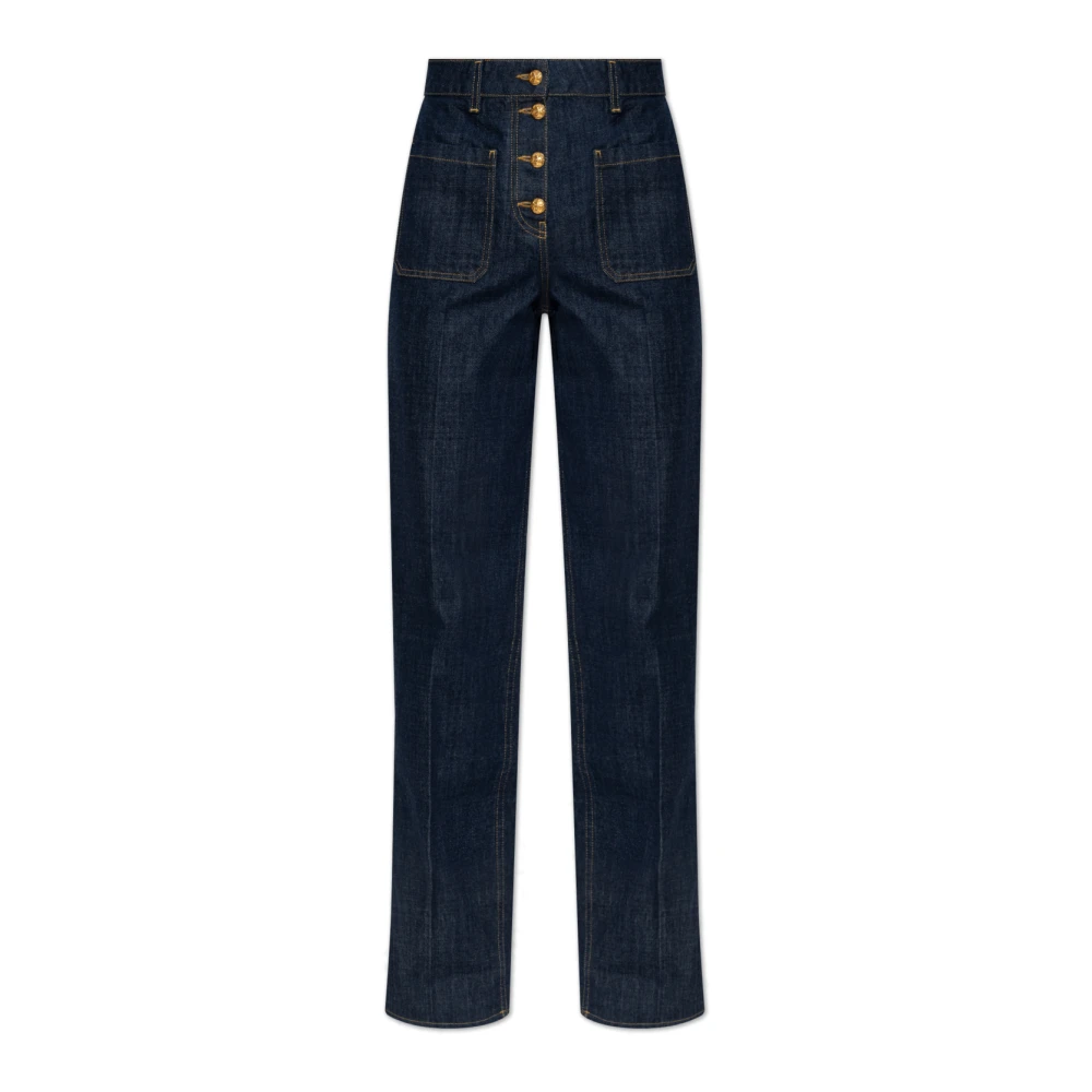 Valentino Garavani Straight Jeans Jeans Mujer Azul W26