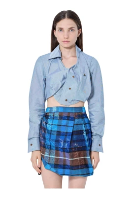 Cropped Drunken Shirt