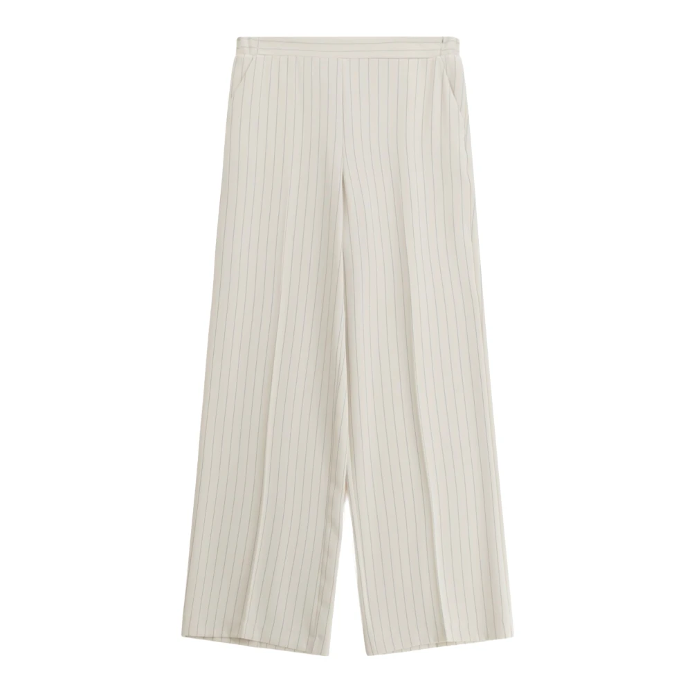Imperial Women's White Wide Trousers, Xs, Pantalone