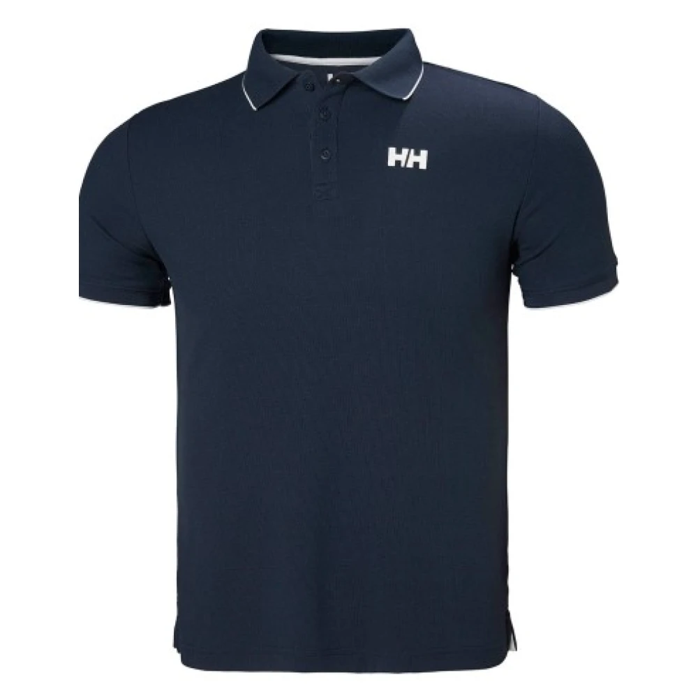 Helly Hansen Men's Blue Sailor Style Quick-Drying Tactel Polo