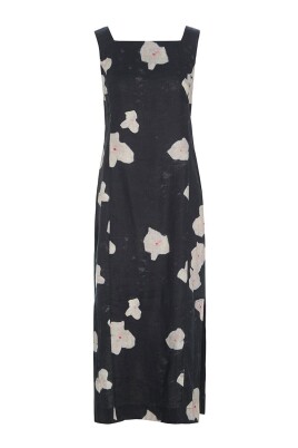robe-en-lin-rose-pansy-floral