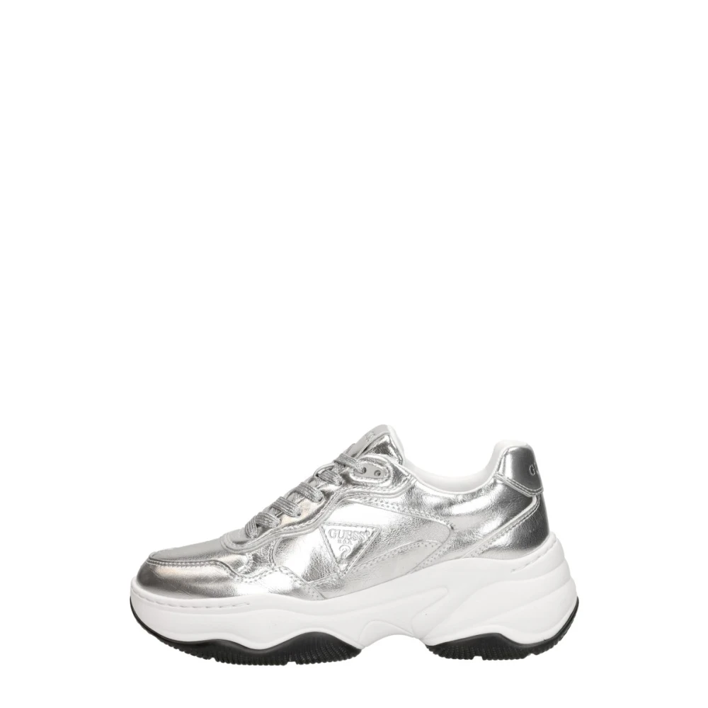 Guess Hapyy Chunky Sneakers Dames Schoenen Grijs