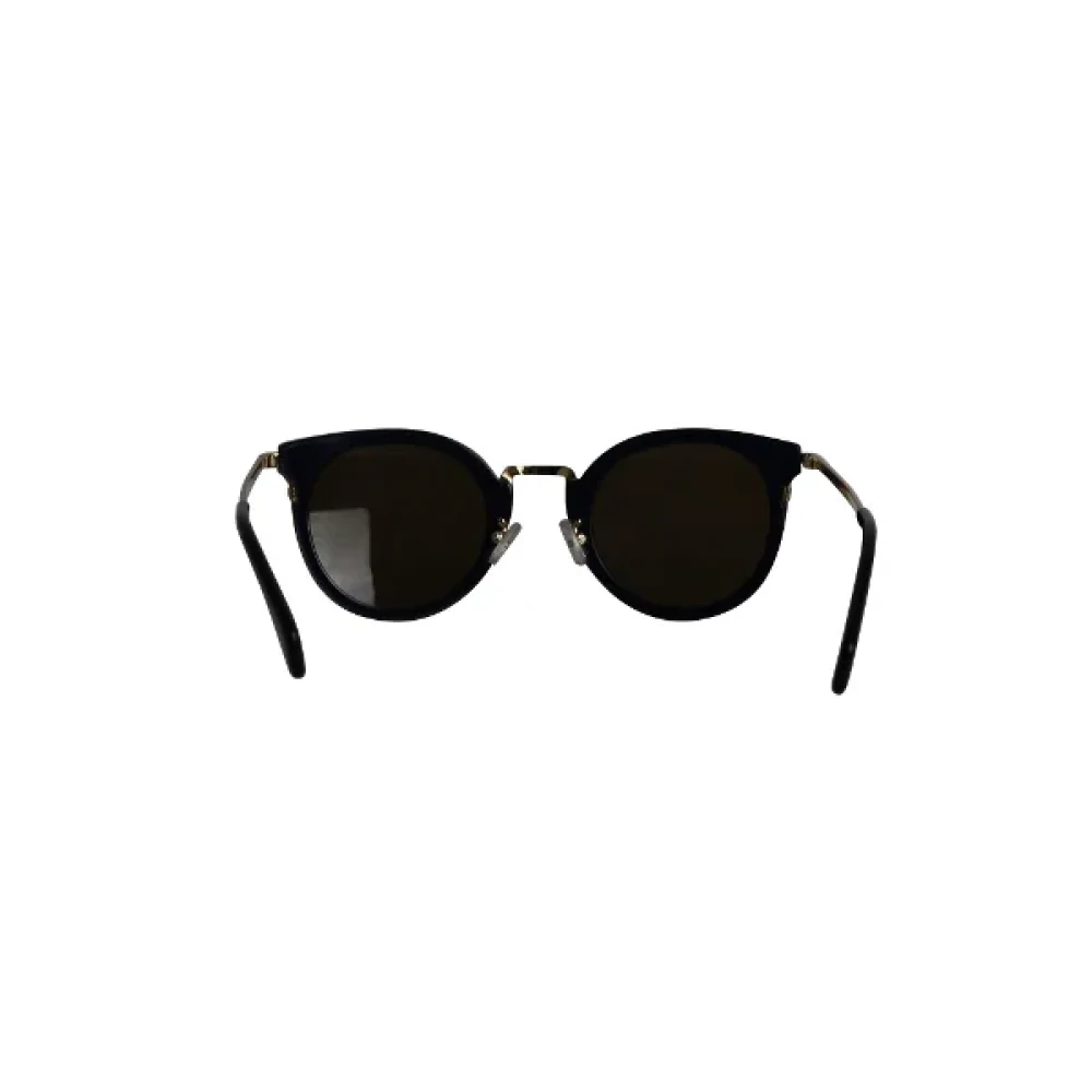 Celine Vintage Pre-owned Metal sunglasses Black Dames