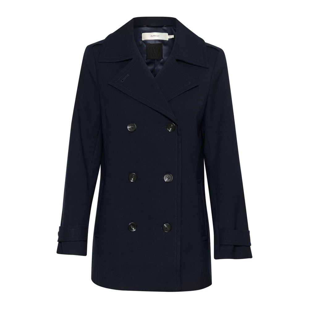 InWear Klassieke Sailor Coat in Marineblauw Blue Dames