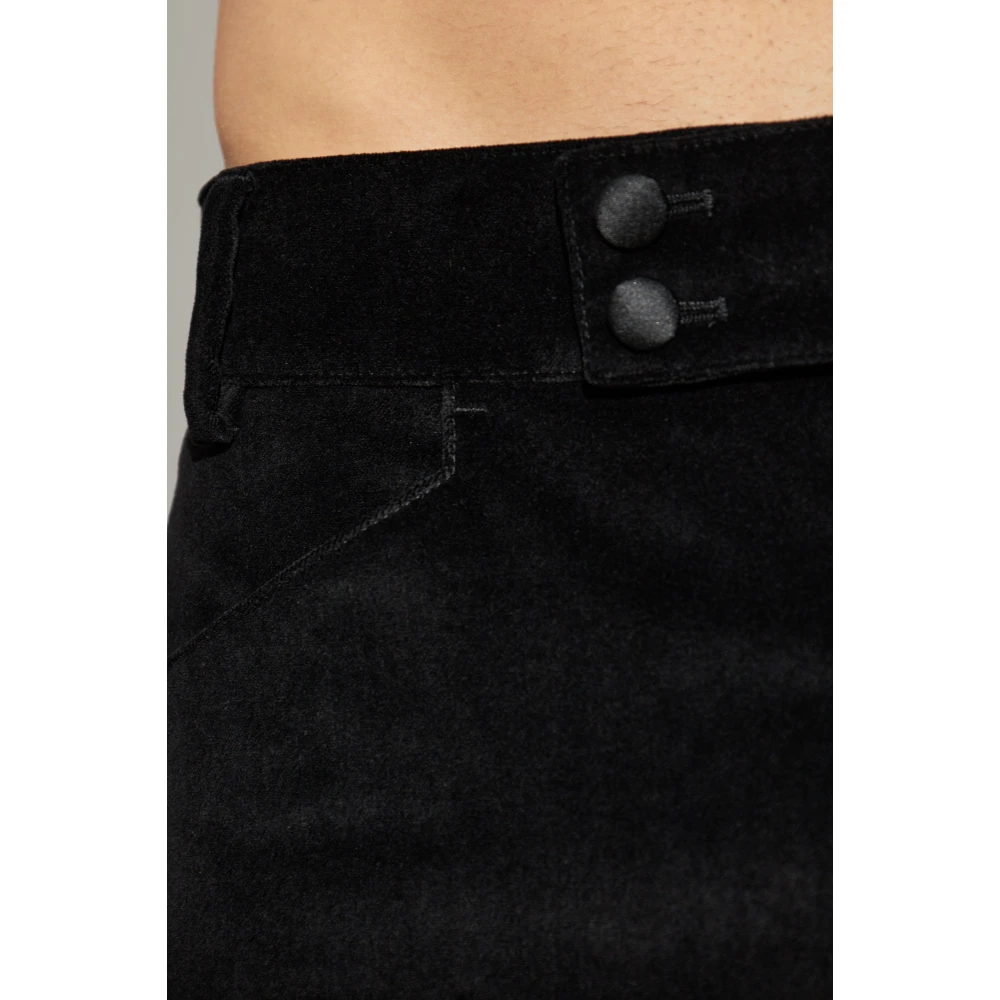 Dolce & Gabbana Fluwelen broek Black Heren