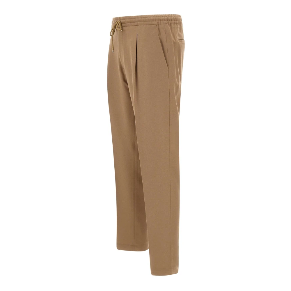 Briglia Heren Flanellen Broek in Bruin Brown Heren