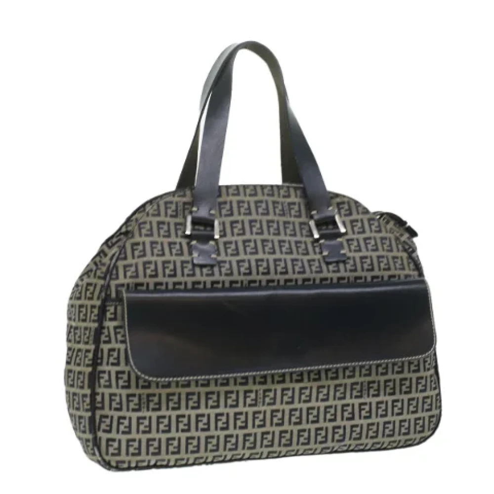 Fendi Vintage Pre-owned Canvas handbags Blue Dames
