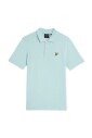 polo-bleu-imprime-avec-col