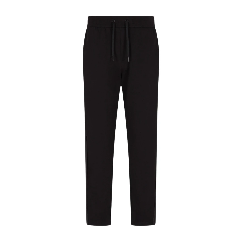 Armani Exchange Men's Black Sweatpants, L, Trousers For
